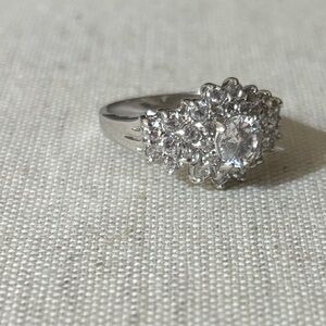Sparkly CZ ring